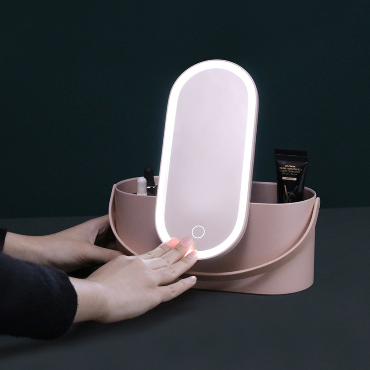 Elegant Lighted Travel Makeup Case™