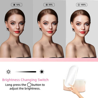 Elegant Lighted Travel Makeup Case™